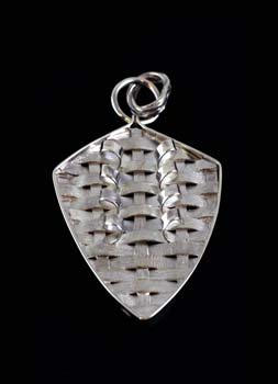 Fancy Basket Weave Pendant